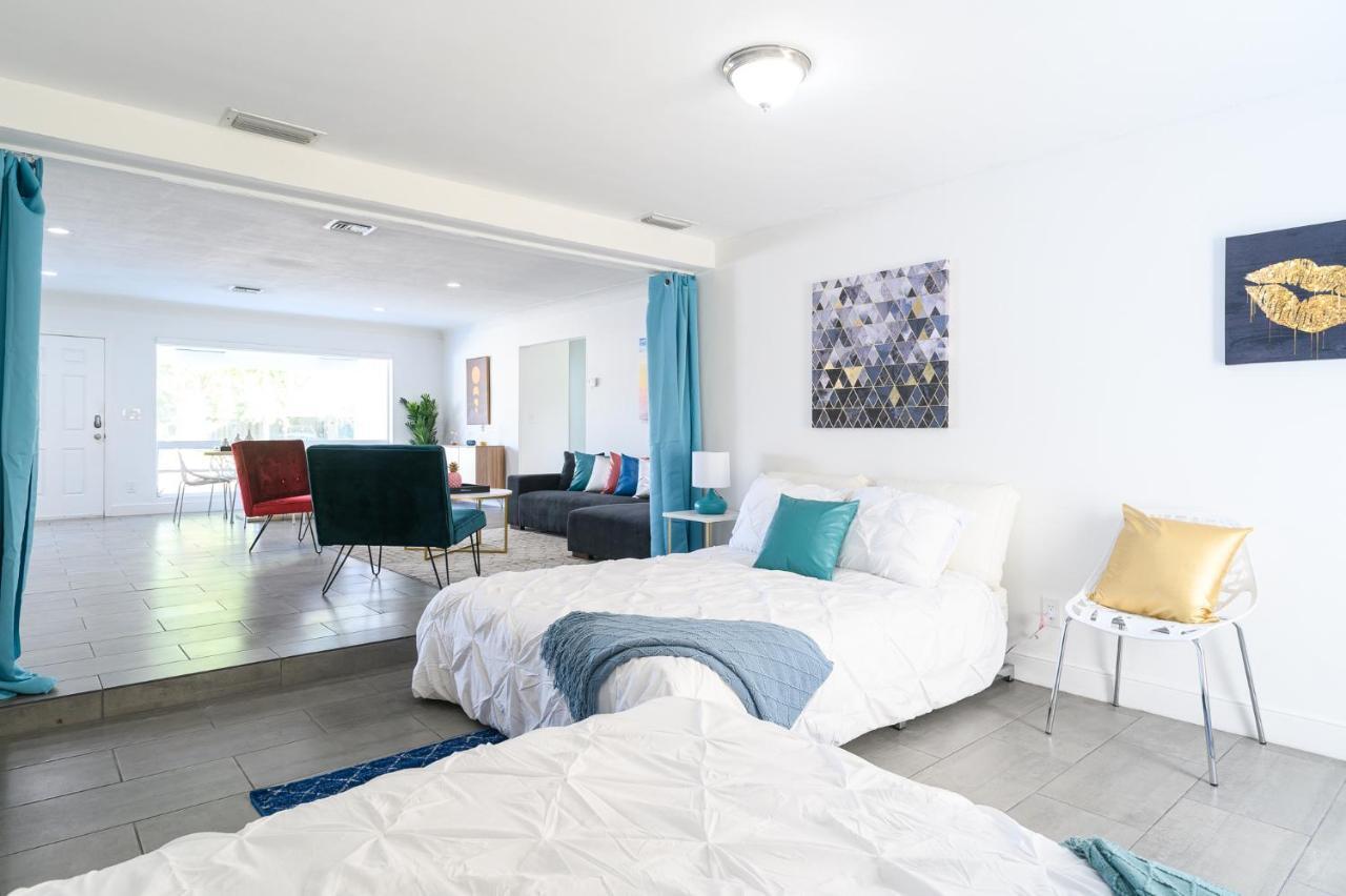 Luxury Casa 4 Bedrooms With Pool & Game Room 15 Mins To Ocean Fort Lauderdale Eksteriør billede