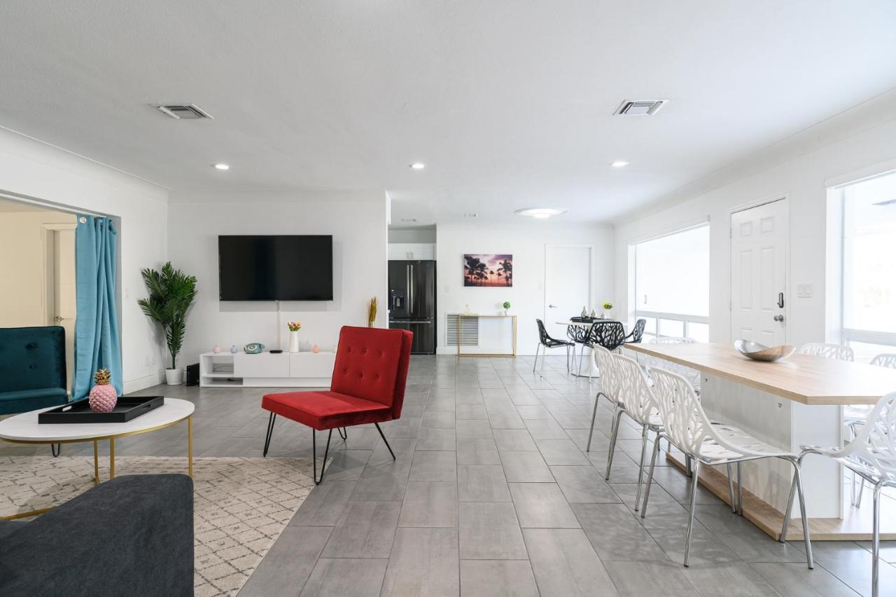 Luxury Casa 4 Bedrooms With Pool & Game Room 15 Mins To Ocean Fort Lauderdale Eksteriør billede